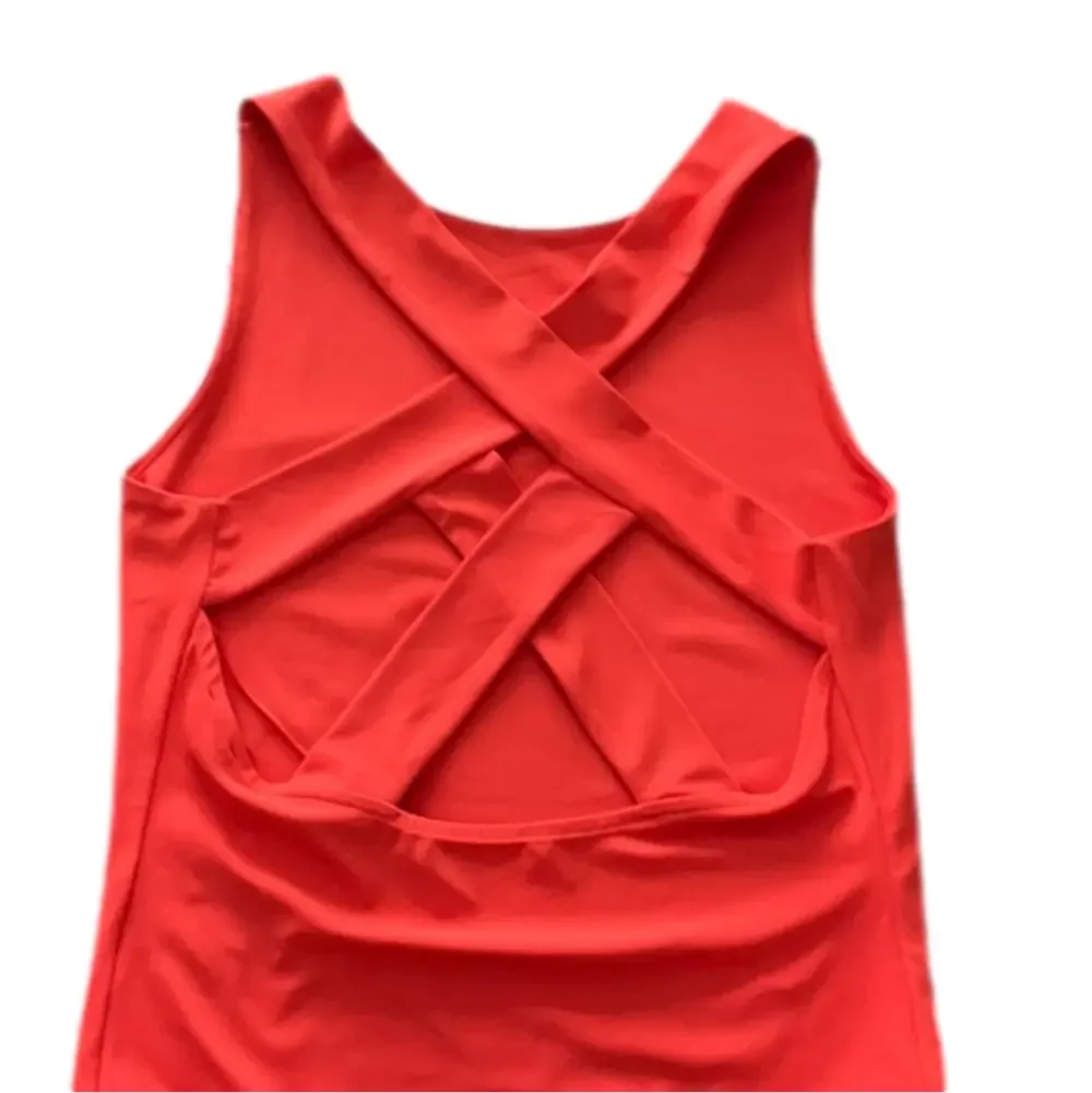 Express Orange Crossback Body Suit Size Medium